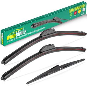 22" 22" 16" Windshield Wiper Blades Replacement for Ford Expedition 2009 2010 2011 2012 2013 2014 2015 2016 Premium All Weather Front Rear Wipers Set - OEM Quality (Pack of 3)
