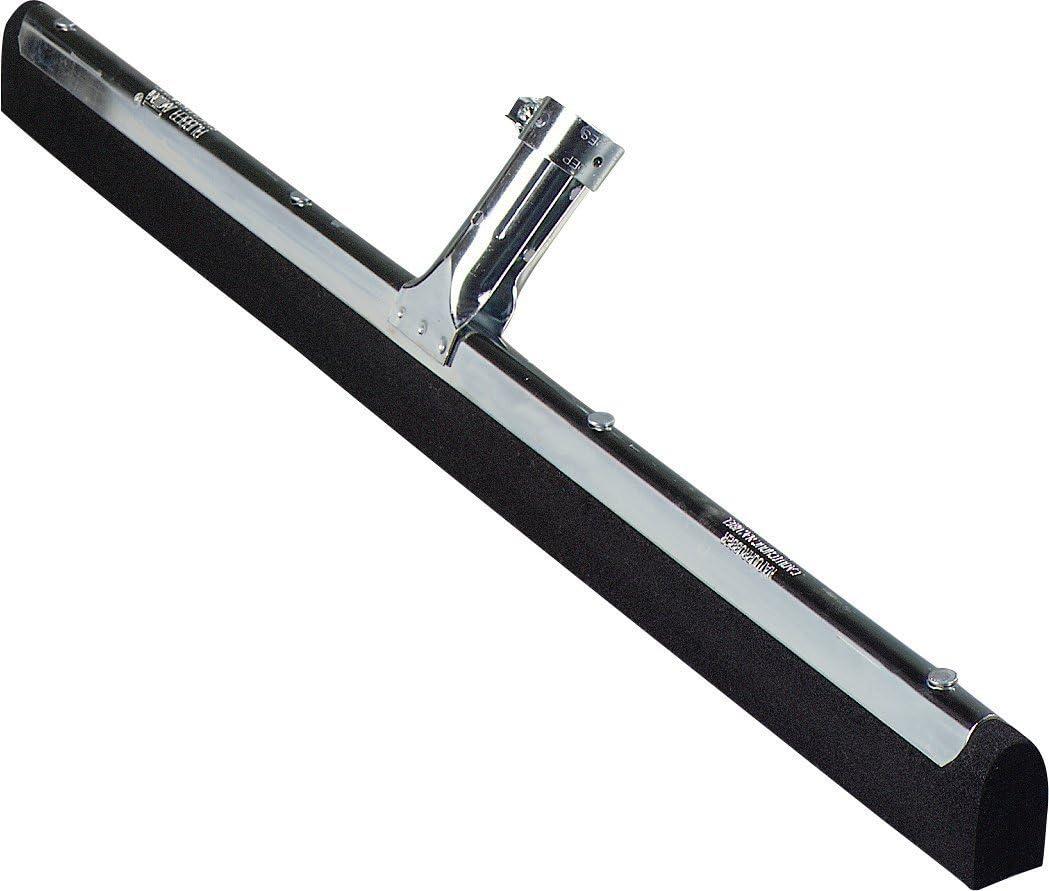 SPARTA Flo-Pac Double Foam Floor Rubber Squeegee Window Squeegee with Heavy Duty Steel Frame for Floor, Bathroom, Kitchen, Concrete, Tile, Garage, Commercial Use, 22 Inches, Black