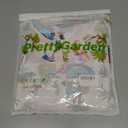 PRETTYGARDEN Womens Rompers for Summer 2025 Beach Vacation Clothes Short Sleeves Floral Jumpsuits Beach Cover Up (X-Large, White+blue Leaf)