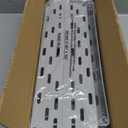 SPACELEAD Slim Storage Cart 4 Tier,Bathroom Organizer Rolling Utility,Mobile Shelving Unit Slide Out for Office, Kitchen, Laundry Room & Narrow Places,Gray (Grey)