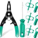 8 Pack Sprinkler Head Compatibility Tool for Rain Bird 5000, Hunter MP PGP Spray Head Adjustment Tool (Green)