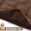 Smiry Waterproof Dog Bed Cover Blanket 30x70, Soft Reversible Pet Blanket, Washable Leakproof Cats Dogs Couch Cover for Sofa, Couch, Furniture, Brown/Chocolate
