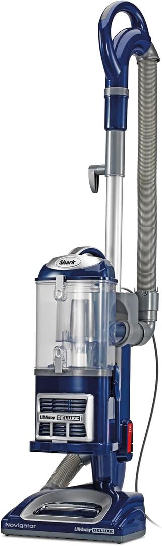 Shark Upright Vacuum, Navigator Lift-Away Deluxe with Large Dust Cup Capacity, HEPA Filter, Swivel Steering, Upholstery Tool & Crevice Tool, Blue, NV360 (Navy)