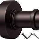 Bronze Shower Curtain Rod, Adjustable 43-72 Inches,Rust Resistance, Tension Rod with Durable Spring, No Drilling, Use for Bathroom, Bedroom, Kitchen, Balcony, Home