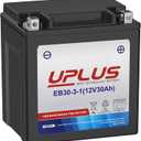 UPLUS YTX30L-BS Motorcycle Battery, YIX30L-BS Replacement Maintenance Free & High Performance, EB30-3-1 AGM Batteries ETX30L UTV Snowmobile ATV Battery, 12V 30AH 400CCA