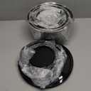 TeamFar Mixing Bowls with Airtight Lids, 5PCS Stainless Steel Metal Salad Bowl with 3 Grater Attachments, for Cooking, Prepping, Serving, Healthy & Easy Clean - 0.7/1/1.5/2.6/4.6QT, Black