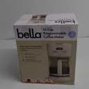 BELLA 12 Cup Programmable Coffee Marker, Reusable Dishwasher Safe Accessories, Easy LCD diaply, Auto Shutoff, 900 watt, Oatmilk