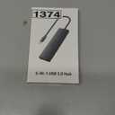 Acer USB C Hub 4 Ports, Multiple USB 3.0 Hub, USBC Splitter for Laptop with TypeC Power Port, Extender for Type C Port Laptop, PC, Desktop and More (USB-C, 0.7ft)