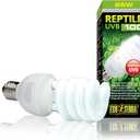 Exo Terra Repti-Glo 5.0 Compact Fluorescent Tropical Reptile Terrarium Lamp, 26-watt
