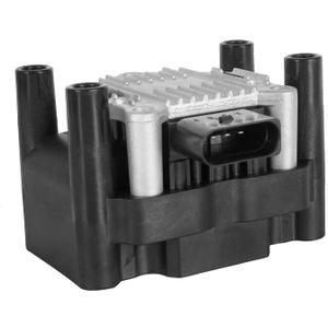 Ignition Coil Pack for VW Volkswagen Jetta Beetle Golf Seat Ibiza Cordoba 1998 1999 2000 2001 2002 2003 2004 2005 2006 2007 2008 2009 2010 2011 2012 2013 2014 Coils 1.8 2.0 L4 OE# UF277