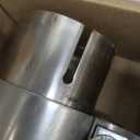 2.25 to 2.25 inch Exhaust Adapter with Clamp Stainless Steel, 2.25" ID to 2.25" ID Exhaust Reducer Connector Pipe with Clamp