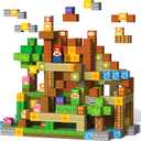 Magnetic Blocks Magnet Building Toys - 154Pcs STEM Building Game Montessori Sensory Toys for Kids Boys Girls Ages 3 4 5 6 7 8 9 10 Birthday Gift