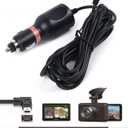Dash Cam Charger Cable GPS Navigator Power Cord for Dash Cam GPS MP3 Player GPS Navigator Charging for 12V Car and 24V Truck Car Power Adapter Cable... (Black)