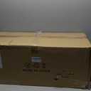 MORE CHANGE 8 Lights Industrial Chandelier Black Metal Vintage Adjustable Hanging Pendant Lighting with Glass Lampshade Modern Ceiling Light Fixture for Kitchen Island Pool Table