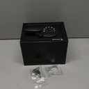 Bonsaii Safe Box with Electronic Keypad, Steel Security Lock Box with Key, 0.23 Cubic Feet, 9.06" W x 6.69" D x 6.69" H, Small Hidden Safe for Cash Jewelry