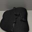 Lumbar Support Pillow for Office Chair,Memory Foam Back Lumbar Support Pillow,Relieve Back Pain,3D Breathable Fabric&Shoulder Strap Fixation,Back Support for Office Chair/Wheelchair/Car(Black)