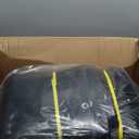 Black Tarps Heavy Duty Waterproof 30x40, 12 Mil Thick, High Durability, Rip and Tear Resistant with Metal Grommets Every 20 Inches