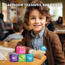 Slow Rise Glitter Square Squishy Cubes for Adults Pack of 4, Gel Ice Cube Stress Balls, Malt Sugar Nice Stress Cubes Sensory Squishy Squeeze Balls for Anxiety Relief(Blue/Purple/Pink/Green)