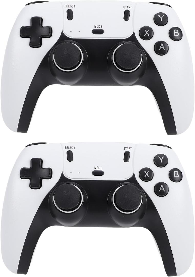 JTLB Wireless Game Console Dual Wireless Controllers Over 12000 Games Support 4K Output Retro Gaming Console Stick for TV Project Display (128G)