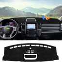 Autorder Dashboard Cover Mat for 2021-2025 2026 Ford F150 F-150 Accessories Dash Cover Flannel Dash Mat Sunshade Glare UV Rays Protector (Only fit for 8-Inch Touchscreen)