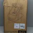 Gromast 2-in-1 Baby Bouncer Seat for Infants, Portable Baby Rocker with 3 Adjustable Backrest Positions & Travel Bag - Beige