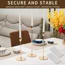 120 Pcs Taper Candle Holder Candle Grips Candle Adhesive Stay Put Candle Grips Adhesive Sticky Dots Candle Inserts for Candle Holder Small Candle Accessories