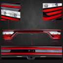 Liftgate Center Tail Light Rear Lamp Assembly Compatible with Dodge Durango 2014-2023 Liftgate Lamp w/Camera Hole 68453659AA