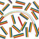 Rainbow Crayons each Crayon has 6 Colors (bulk set of 25 Pieces) Fun Educational And Learning Activities For Kids