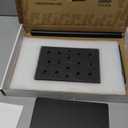 KES Toilet Paper Holder Stand 26.2 Inch Toilet Tissue Holder for Bathroom, Free Standing Toilet Paper Holder SUS304 Stainless Steel Matte Black, BPH286S66A-BK