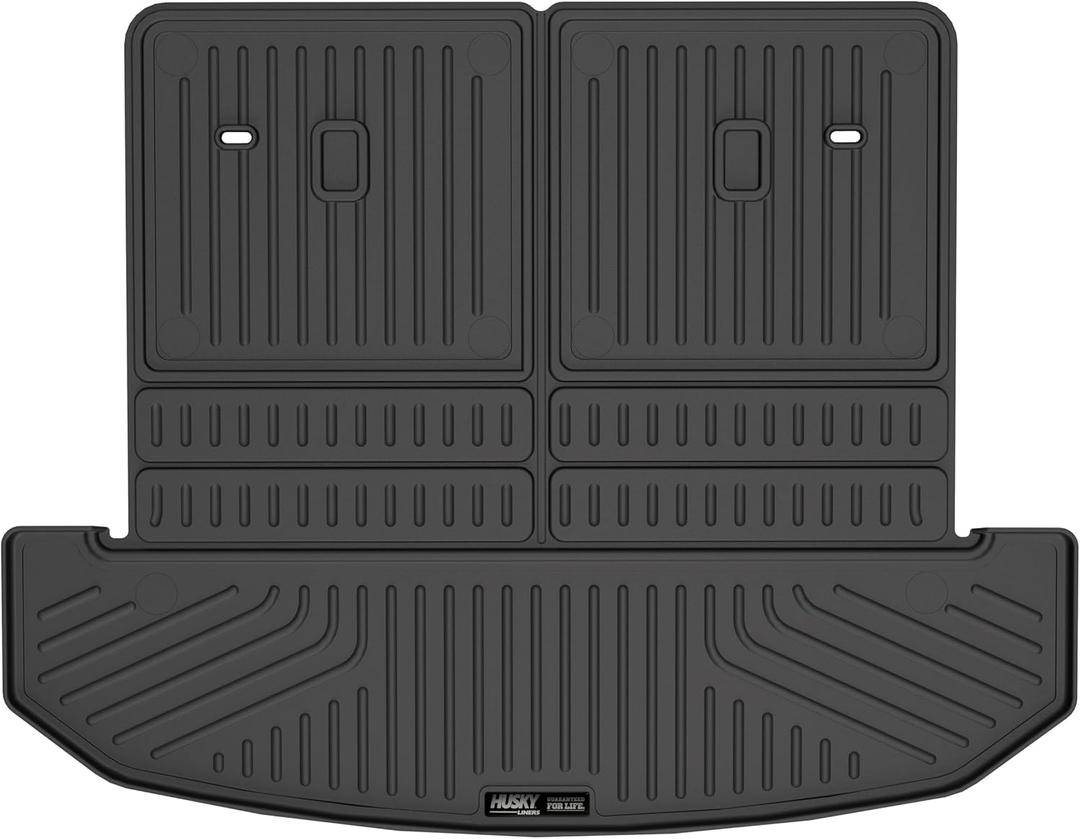 Husky Liners Weatherbeater Cargo Liner | Fits 2021-2025 Kia Sorento (Excludes Hybrid) Folds Up & Down w/3rd Row Seats | 1-pc Black - 25841