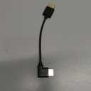 Duttek 4K Short HDMI Cable 6 Inch/15cm, Right Angled HDMI Male to Mlae Cable for 3D and 4K Ultra HD TV Stick HDMI 2.0 Cord (Extremely Thin)