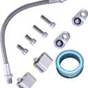 MSCRP LS Throttle Body Bypass Hose kit LS Coolant/Steam Port Crossover Hose Kits
