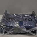 SPORT BEATS Stadium Seats with Back Support Bleacher Chairs with Back and Cushion Thick Padded Bleacher Seats Includes Shoulder Strap Navy Blue 1pc Standard