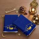 XCHI Blue Golden Castle Lantern Stars and Moons Ramadan Kareem Kitchen Towels Dish Towels 18x26 Inch Home Decorations Hand Towels Set of 2 Drying Dishcloth