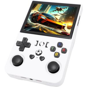 Portable Game Console, Handheld Game Console 4 Inch Screen 18000+ Games with Small Memory Card, RK3326 Chip, 4000MAH Battery for, Versatile Gaming Options, Long Battery Life
