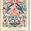 William Morris Wall Art Bird And Flower Picture William Morris Floral Poster Vintage Floral Artwork Botanical Print Aesthetic Plant Picture Vintage Botanical Print Nature Decor Room 16x24in No Frame