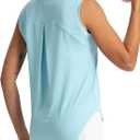 Women's Workout Tank Tops Woman Sleeveless Loose Fit Gym Tops Athletic Shirts Racerback Quick Dry UPF 50+, S