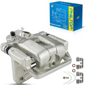 PHILTOP 19-B3359 Rear Left Side Disc Brake Caliper Assembly Fit for Honda Accord 2008 2009 2010 2011 2012, Acura TSX 2009 2010 2011 2012 2013 2014, Rear left Driver Side