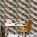 Butterfly Wallpaper Peel and Stick 17.7" x 118.1" Baroque Gold Floral Removable Vinyl Contact Paper Self Adhesive Wall Decor for Bedroom Vanity Luxury Style