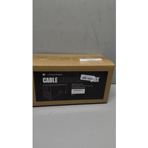 Extra Large Cable Management Box, Wood Cord Hider Box & Organizer for Power Strip, TV Wires & Desk Cable Storage (Solid Acacia)