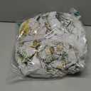 Rectangle Picnic Table Cloth, Elastic Waterproof Fitted Vinyl Tablecloths for 6 Foot Tables, Wipeable Flannel Backed Table Covers for Dining, Camping, Outdoor(Magpie,30"x72")