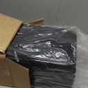 Pamo Babe Portable Crib Baby Playpen with Mattress and Carry Bag Black