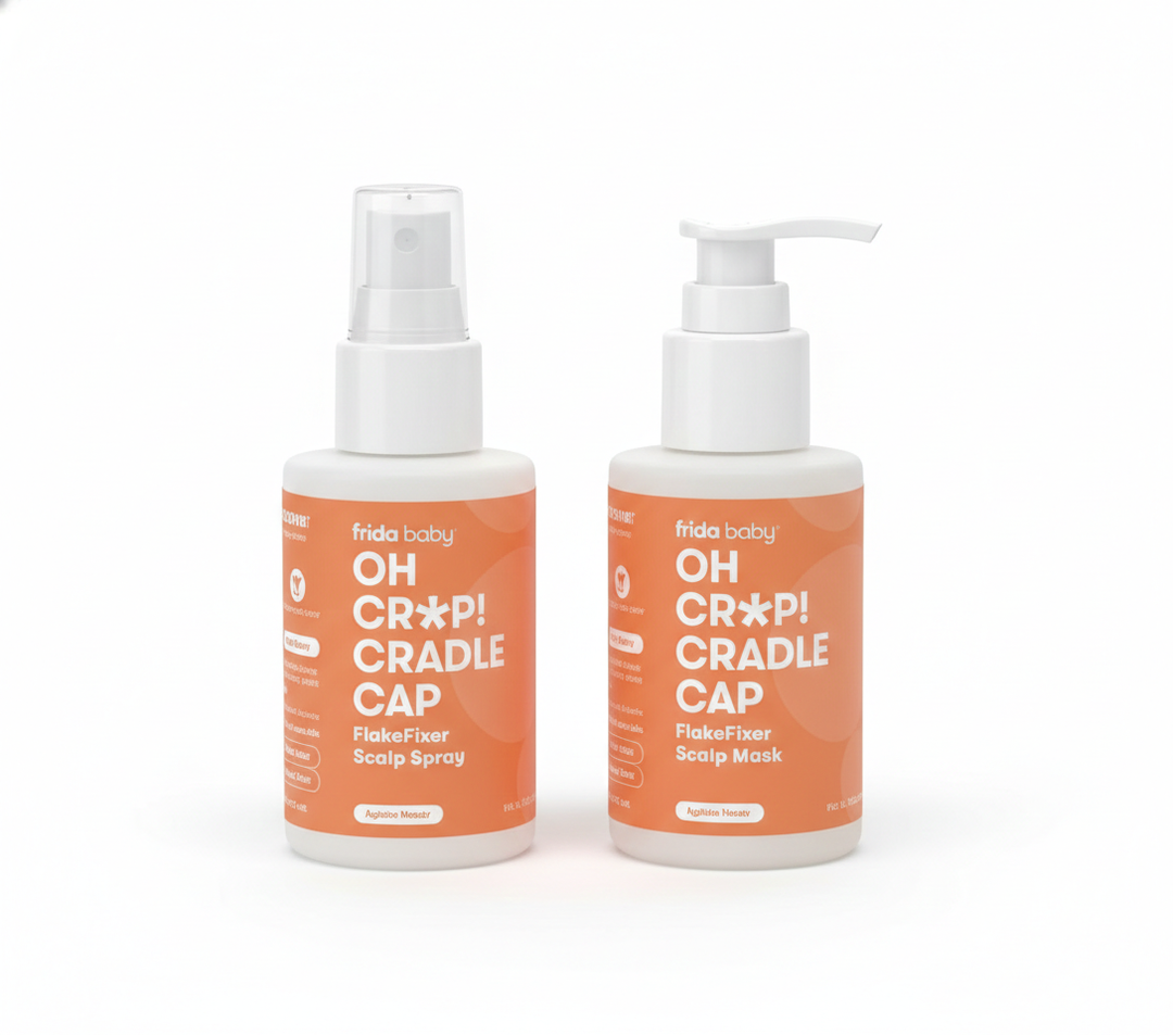 Frida Baby Cradle Cap Treatment, Cradle Cap Shampoo for Babies, Cradle Crap Shampoo Soothes Baby's Scalp, Prevents Dryness and Flakes 2 Pcs