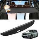 Sze Cargo Cover for 2018-2023 2024 BMW X3 Accessories Retractable Trunk Cover Black Rear Trunk Security Cover Shielding Shade Waterproof-New Upgrade