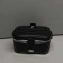 COZYEXPERT Electric-Lunch-Box-Heated-Food-Warmer 100W Heating Lunchbox for Adults 1.8L Portable Food Heater for Work/Car, 12V/24V/110-230V Lonchera Elctrica Porttil with Fork Spoon (Black)