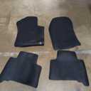 4 Piece Car Floor Mats, Black