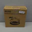 Microwave Splatter Cover for Food, Clear Microwave Lid with Water Steamer, Integrated Handle, Splatter Guard, 10 Plate Covers & 12" Mat, BPA-Free, Essential Kitchen Gadgets and Accessories (transparent)