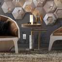 ENERLITES Elite Series Duplex Receptacle with Stainless Steel Metal Wall Plate, Tamper-Resistant Outlet, Commercial Grade, 15A 125V, UL Listed, 61580-TR-SV77PC, Silver with Polished Chrome Wall Plate