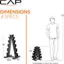 Cap A-Frame Dumbbell Weight Rack