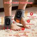 2-Pack 2026 Upgraded 3-in-1 Foot and Ankle Massager - 5 Vibration Modes and 5 Heating Levels, Suitable for Relieving Daily Foot Fatigue, Wireless and Portable